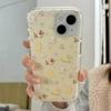 Молочно-желтый вишневый щенок чехол для iPhone 17/16promax для Apple 15 белый фон imd чехол 14/Air
