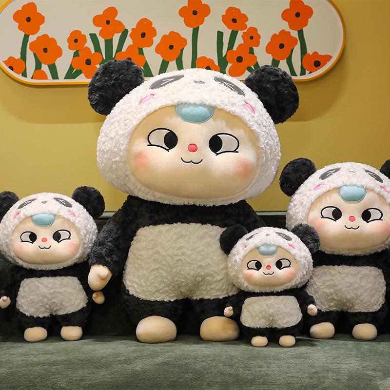 Новый ребенок трехлетний декоративная подушка плюшевая игрушка кукла вислоухий креативная кукла кукла-кролик