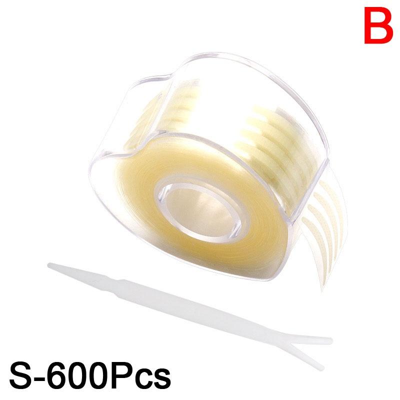 600 шт./рулон, дышащая кружевная лента для век, невидимая односторонняя наклейка для двойного века, украшение для больших глаз