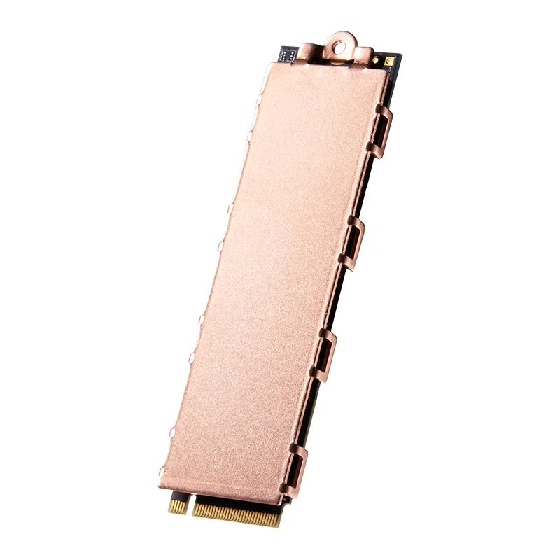 Медный радиатор M.2 386,4 Вт/(мк) Медный кулер SSD 2280 для SSD M.2 NVMe 2280