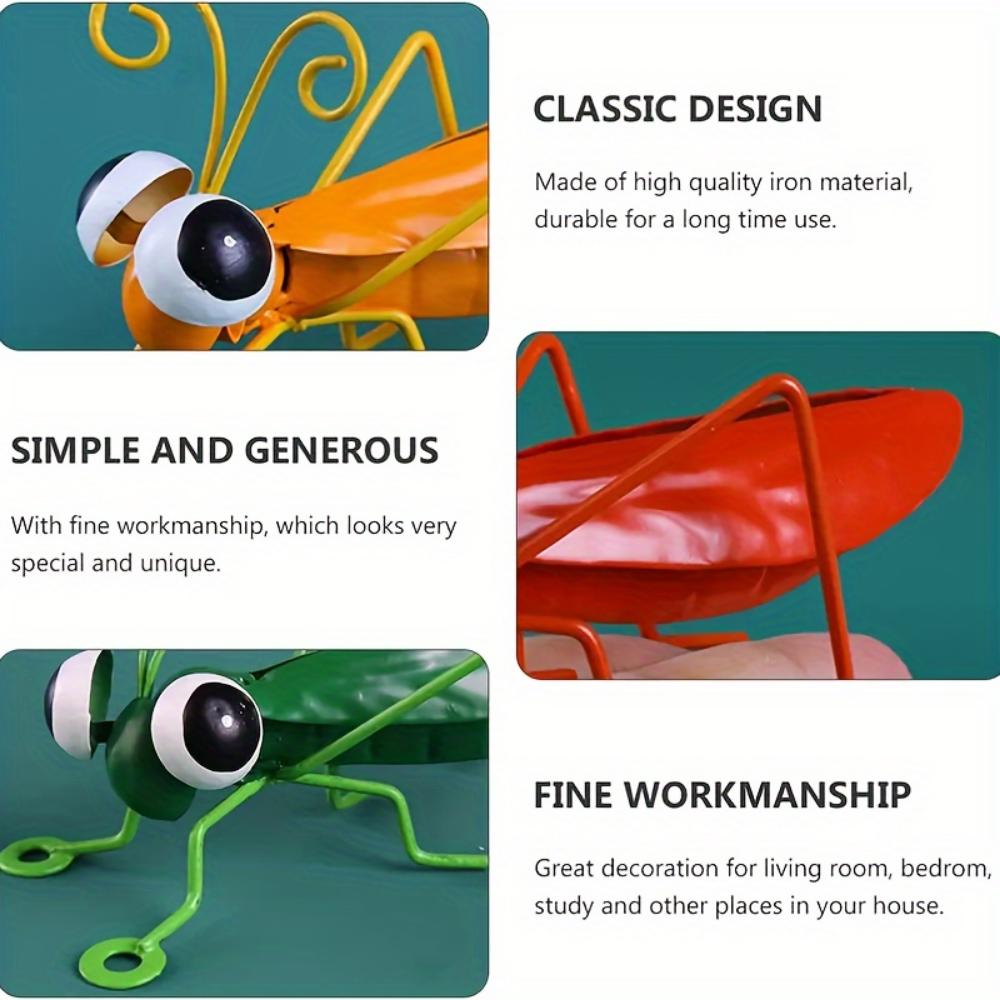 Металлическое украшение для сада в виде саранчи, 3D скульптура, настенное искусство, украшение для сада, украшение для двора, украшение для забора, украшение для стены газона, спальни, гостиной