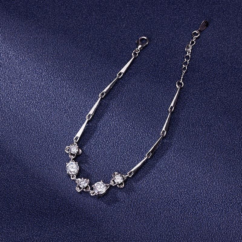 Sace Gems Браслет из медного сплава с цирконом – стильный и изысканный свадебный подарок подруге