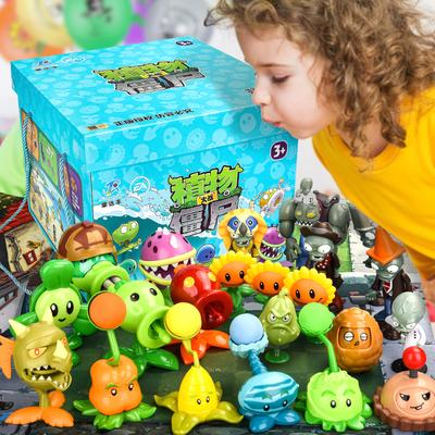 Новая роль РАСТЕНИЯ ПРОТИВ ЗОМБИ 2 PVZ Игрушки Полный набор Подарок для мальчиков Упаковано в коробку Детские куклы Фигурка Модель Подарок Карта