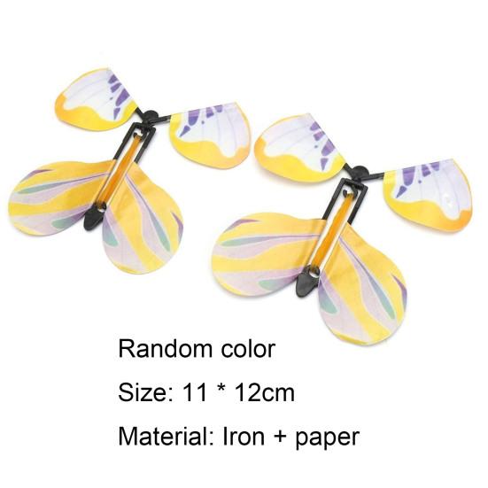 Toy Surprising Exquisite Iron Wind Up Butterfly Tricky Toy for Birthday
