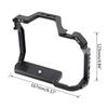 Protective Case Cage for 5D Mark II III Action Camera, Metal Frame Case Cover 1/4 Screw Hole Mount Frame