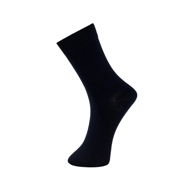 Мужские длинные черные носки для больших ног (Размер 44-48) - Очень большой, дезодорирующий, впитывающий пот, идеально подходит для осени и зимы