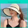 Летняя шляпа от солнца с широкими полями и бантом для женщин