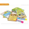 Water Drawing Card 26 Alphabet Coloring Book & 2 Magic Pen Letter Card Painting Board English Learning Educational Toys
