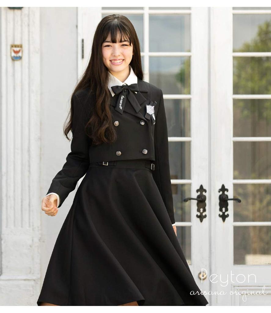 Формальный комплект для девочки начальной школы на выпускной, включая ленту и костюм 160 см [Arisana], детская одежда, (Комплект из 5 предметов: куртка, рубашка, платье,