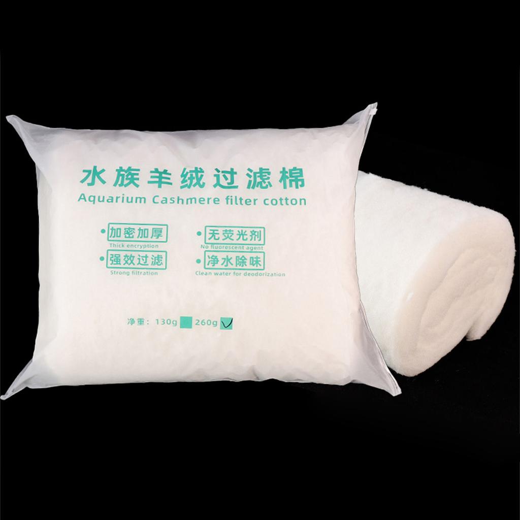 Фильтр для аквариума Кашемировый хлопок Система фильтрации Easy Tear Фильтр Хлопок Система очистки воды в аквариуме Эффективная