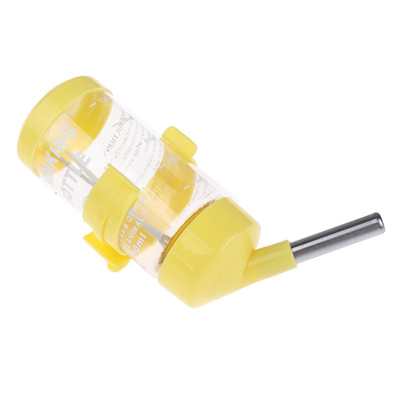 Plastic Hamster Drinker Water Bottle Dispenser Feeder Hanging Fountain