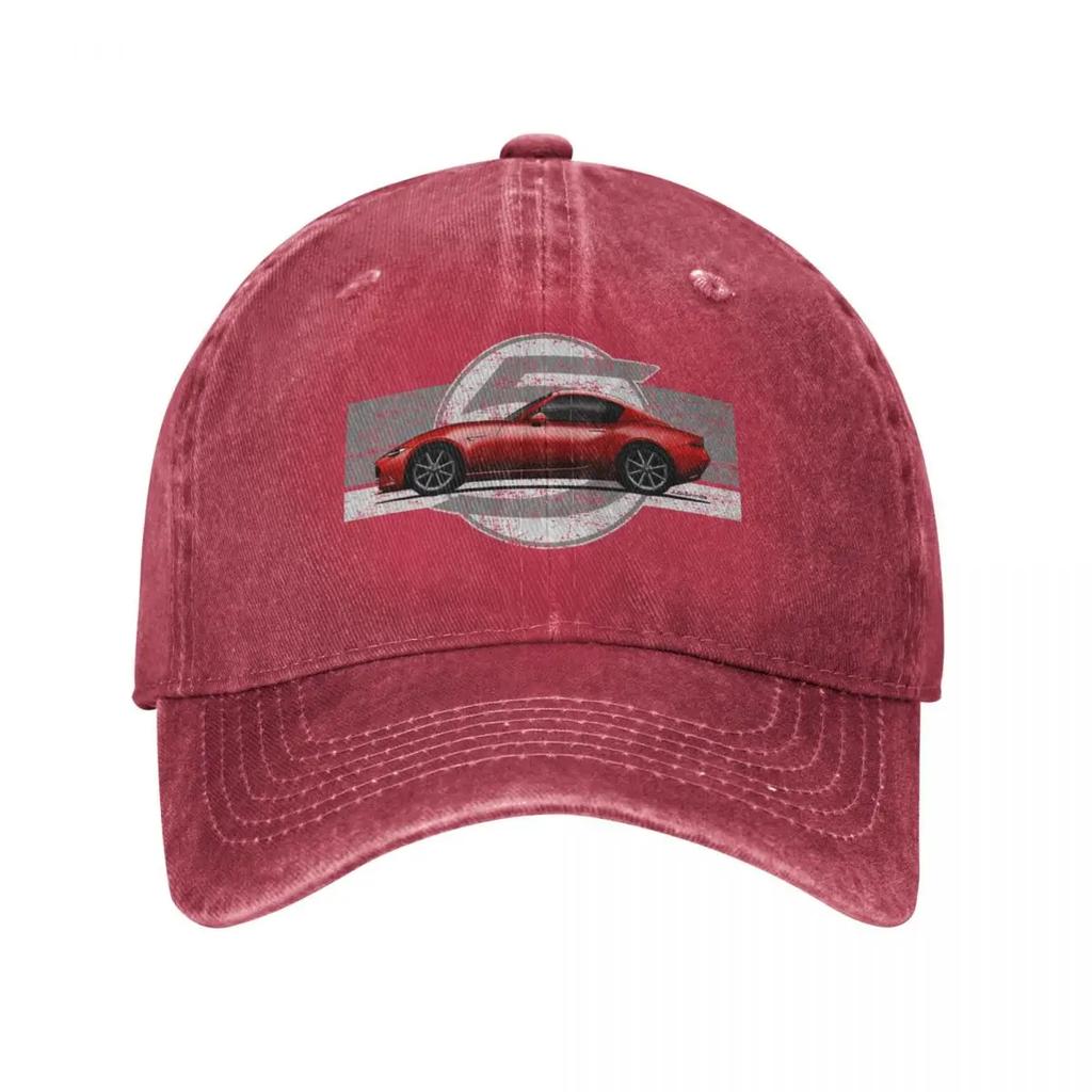 My drawing of the iconic red RF Japanese roadster sports car with background Baseball Cap Thermal Visor FeUnisex Unisexs