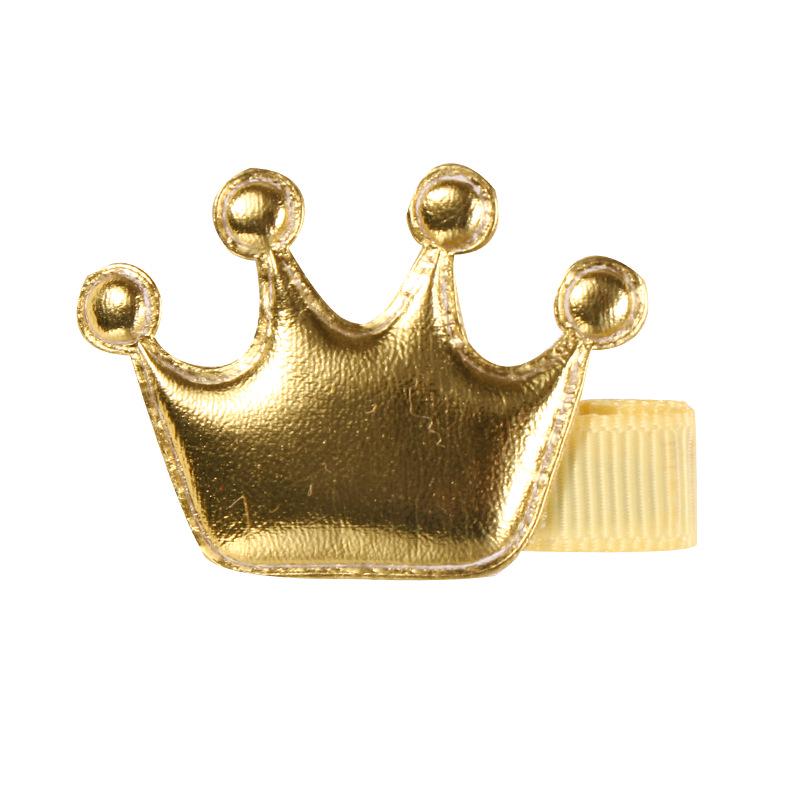 Набор из 40 заколок для волос для девочек: Дизайны «Зайчик», «Корона», «Звезда», «Сердце» и «Бантик» из ПУ кожи и хлопка.