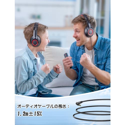 New Bee Kids' Wired 3.5mm Headphones with Adjustable Volume Limit, Foldable Headset, KH30