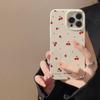For iPhone 12 Pro/12 Case Unique Cherry Pattern Printing TPU Phone Back Cover