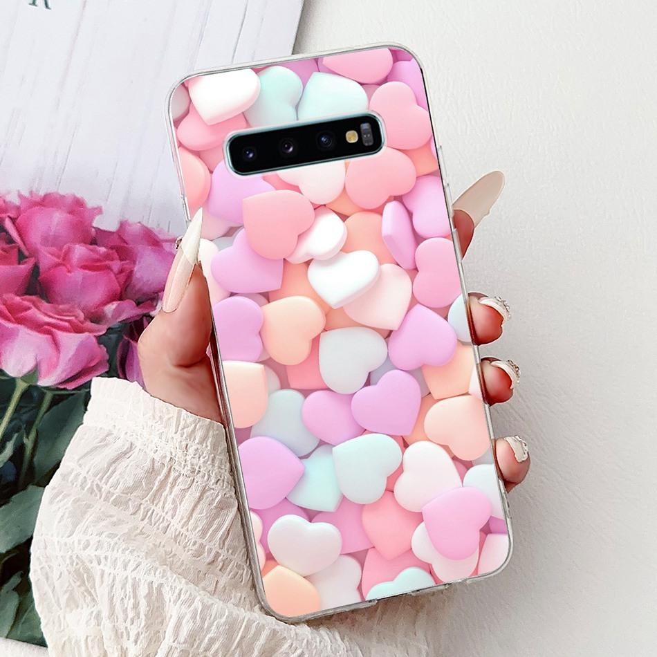 Для Samsung Galaxy S10+ S10 S10e Элегантный Цветочный Бабочка Чехол для Телефона Для Samsung S10e S10 Plus S 10 4G Мягкий Силиконовый TPU Чехлы