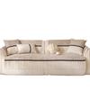 French Straight Sofa Cushion, Universal In All Seasons, Cream Wind Sofa Seat Cushion, Fixed Non-Slip Light Luxury, High-End Sofa Cushion