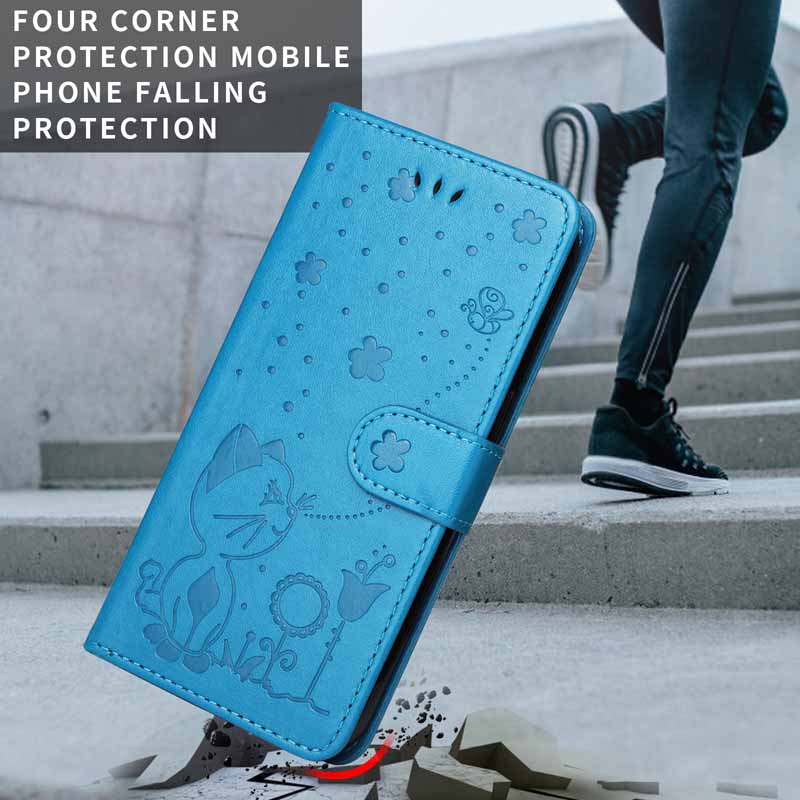 Кожаный чехол для Samsung Galaxy A06 A07 A02 A03 Core A04 A04S A04E A05 A05S M23 M33 M53 M54 M15 M35 M55 Флип-кошелек Чехол-визитница