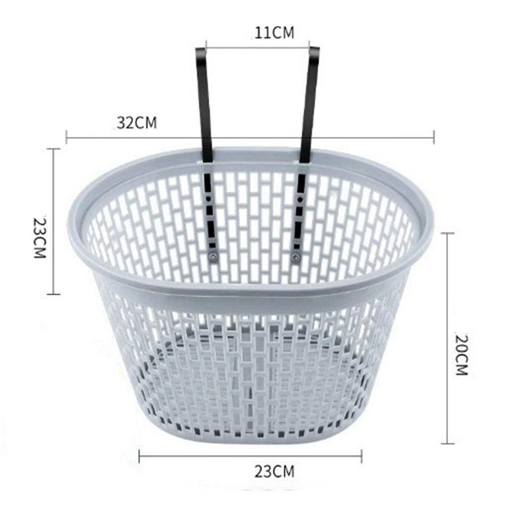 Multicolors Bicycle Storage Bag Plastic Student Front Basket  Rear Cycling Accessories