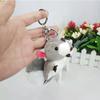 Adorable Gray Squirrel Plush Keychain For Bags And Cars Perfect Gift For Couples