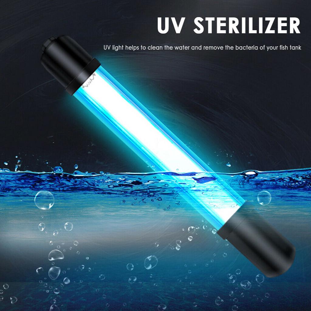 Aquarium UV  Light Submersible Water Clean Lamp for Pond Fish Tank