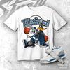 AJ 3 OG True Blue Rabbit And Duck, Shirt Match Sneaker, Streetwear Graphic Tee for Sneakerhead