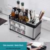 Набор кухонных полок для приправ из нержавеющей стали