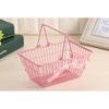Органайзер для хранения Pink Girl Mini Storage Basket Desktop Finishing Cosmetics Jewelry Storage Organizador Laundry Bask