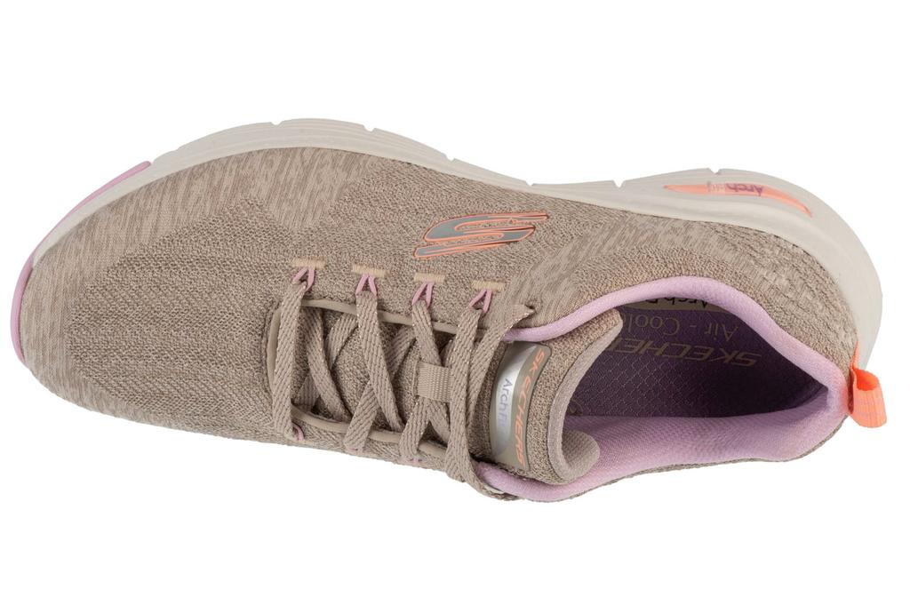 Skechers Arch Fit Comfy Wave, Womens Beige Sneakers