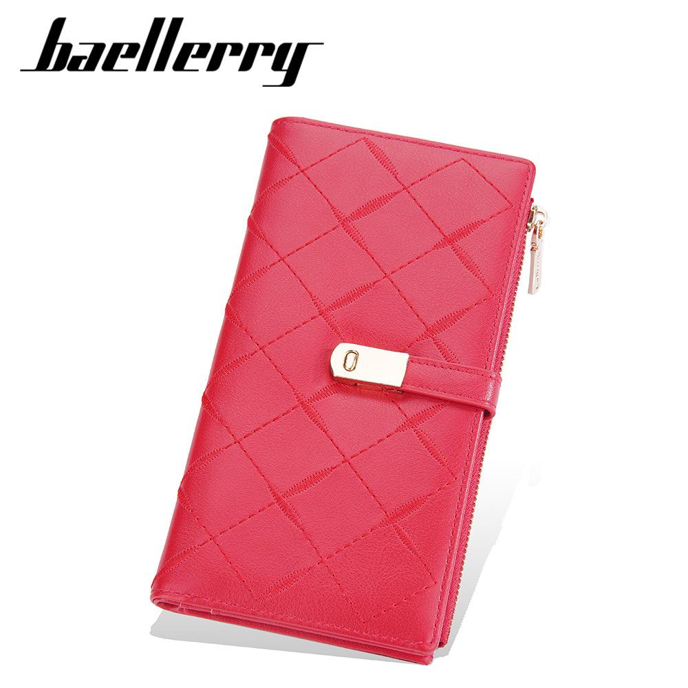Women's Long Purse Hasp Closure Wallet Multi-card Slots Billfold Fashion Cell Phone Bag Zipper Coin Purse Card Holder Pu Leather Clutch Bag