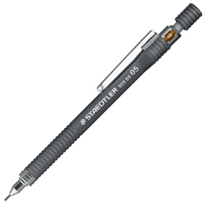 Staedtler Механический карандаш для черчения, Металлический серый, 0,5 мм, Модель начального уровня, Упаковка 10 штук, 925 65-05*10