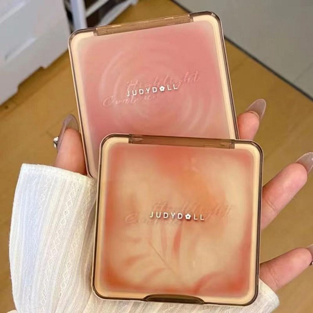 Палитра для макияжа Face Highlighter Matte Shadow Glow Brightening Contour Shimmer Powder 3D Nose Cosmetics, 01 01, 1 шт.