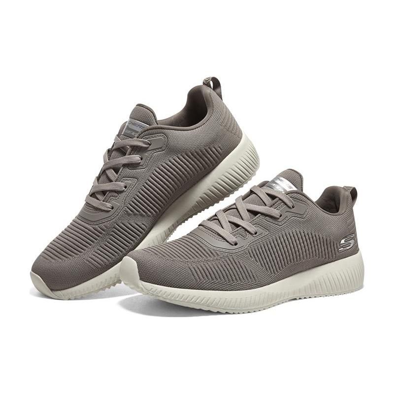 Skechers Сетчатые Спортивные Низкие Повседневные Кроссовки Мужские Серый Коричневый 232290-TPE