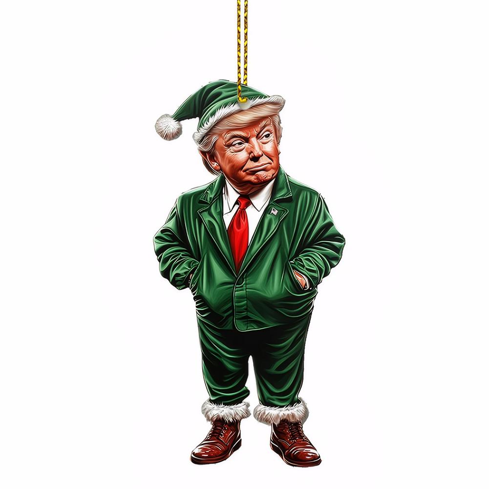 Акриловый забавный Дональд Трамп украшение Трамп президентский кулон Трамп Америка президентские выборы декоративная опора для автомобильного зеркала