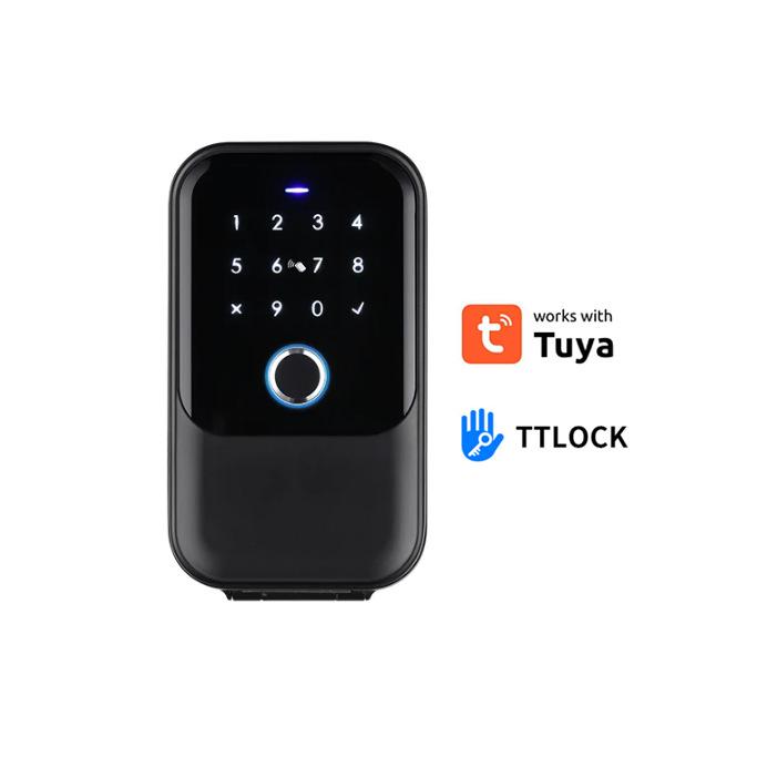Graffiti Smart Waterproof Key Box with TUYA and TTlock - Fingerprint, Password, and App Control.