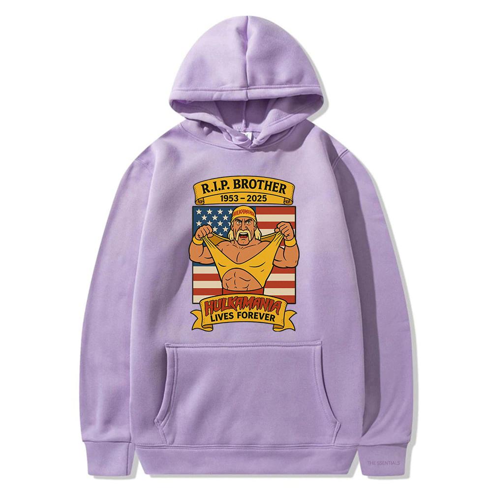 RIP Hulk Hogan Hoodie 2025 Classic Men/women Hoodies Harajuku Winter Clothes for Lover Days Gifts Pullover Sweatshirt Vintage