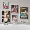 Abstract Vintage Portrait Movie Girl Song Lyrics Wall Art Canvas Painting Posters And Prints Wall Pictures For Living Room Decor No Frame