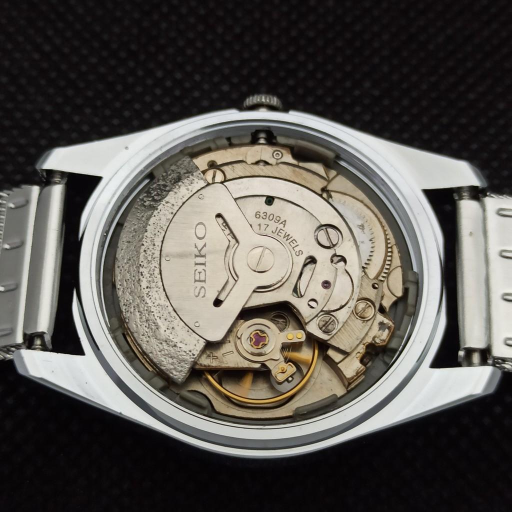 ВОССТАНОВЛЕННЫЕ ВИНТАЖНЫЕ МУЖСКИЕ ЧАСЫ SEIKO 5 AUTO 6309A ИЗ ЯПОНИИ БЕЛЫЕ 556a-a266353-10
