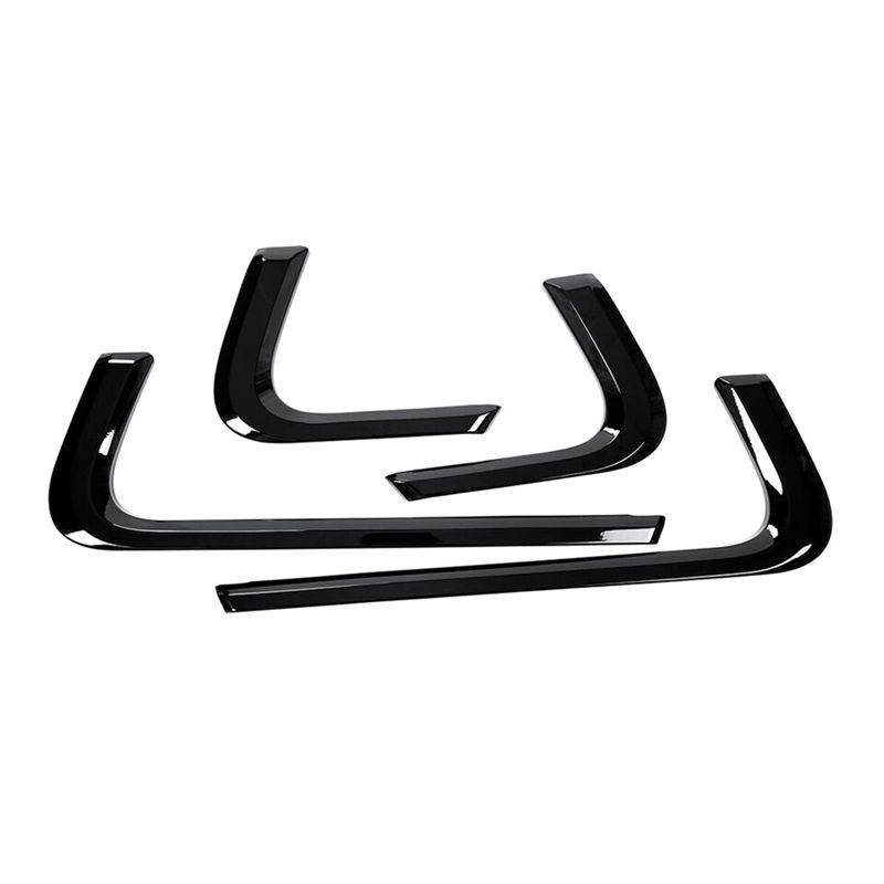 Authentic 4Pcs Glossy Black ABS Car Inner Door Decoration Strip Trim For Land Rover Range Rover Sport 2014-