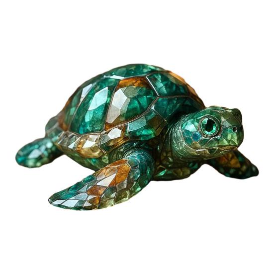 Sea Animal Figurine Simulated Turtle Octopus Statue Sculpture Home Office Desktop Fish Tank Aquarium Decoration Ornament