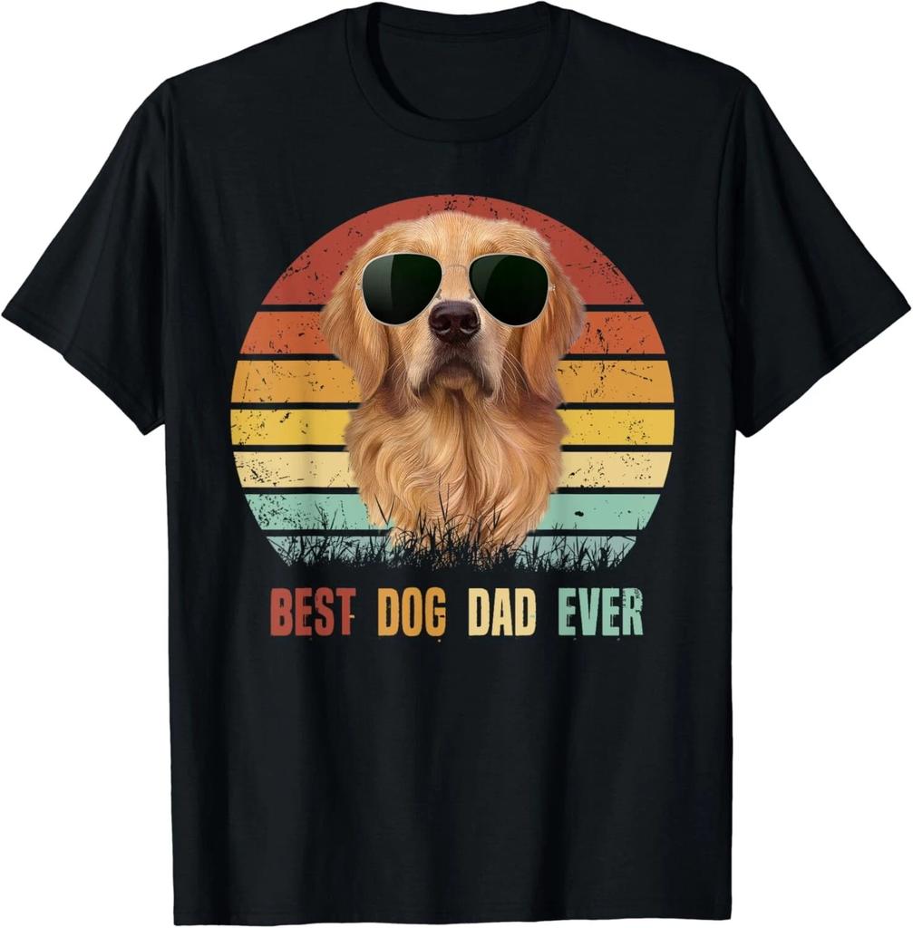Best Dog Dad Ever Golden Retriever T-Shirt Father_s Day Gifts Gift Unisex T-Shirt