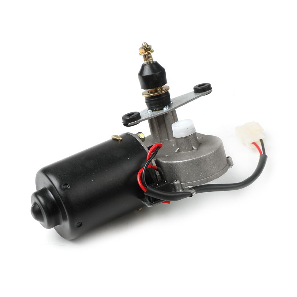 UTV Electric Windshield Wiper Motor Kit Wiper Assembly for Polaris Ranger Honda Washer Reservoir Pump Bottle Jet Wiper DC12V 30W