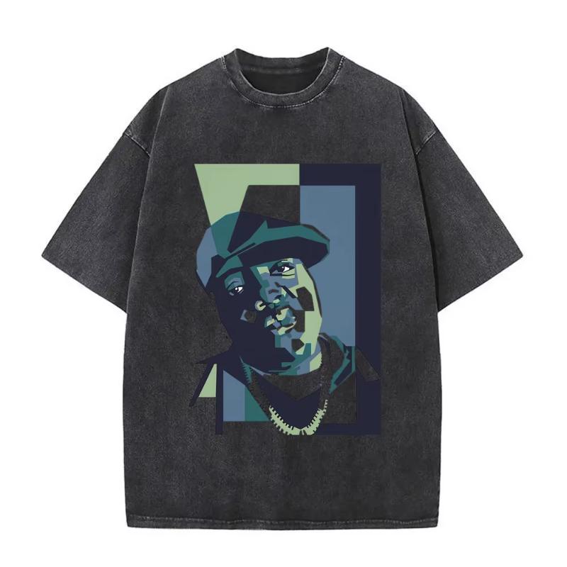 The Notorious Big Is Was All A Dream Графическая Винтажная Стиранная Футболка Хип-Хоп Рэпер Бигги Смоллс Футболки Унисекс Оверсайз Футболка