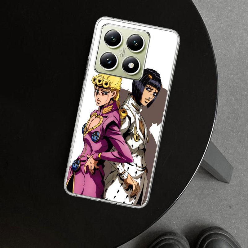 Чехол для телефона JoJo Adventure Giorno Giovanna для Xiaomi Redmi Note 15 14 13 12 11 Pro Plus 14S 12S 11S 11T 11E 10S 10 Кастоми
