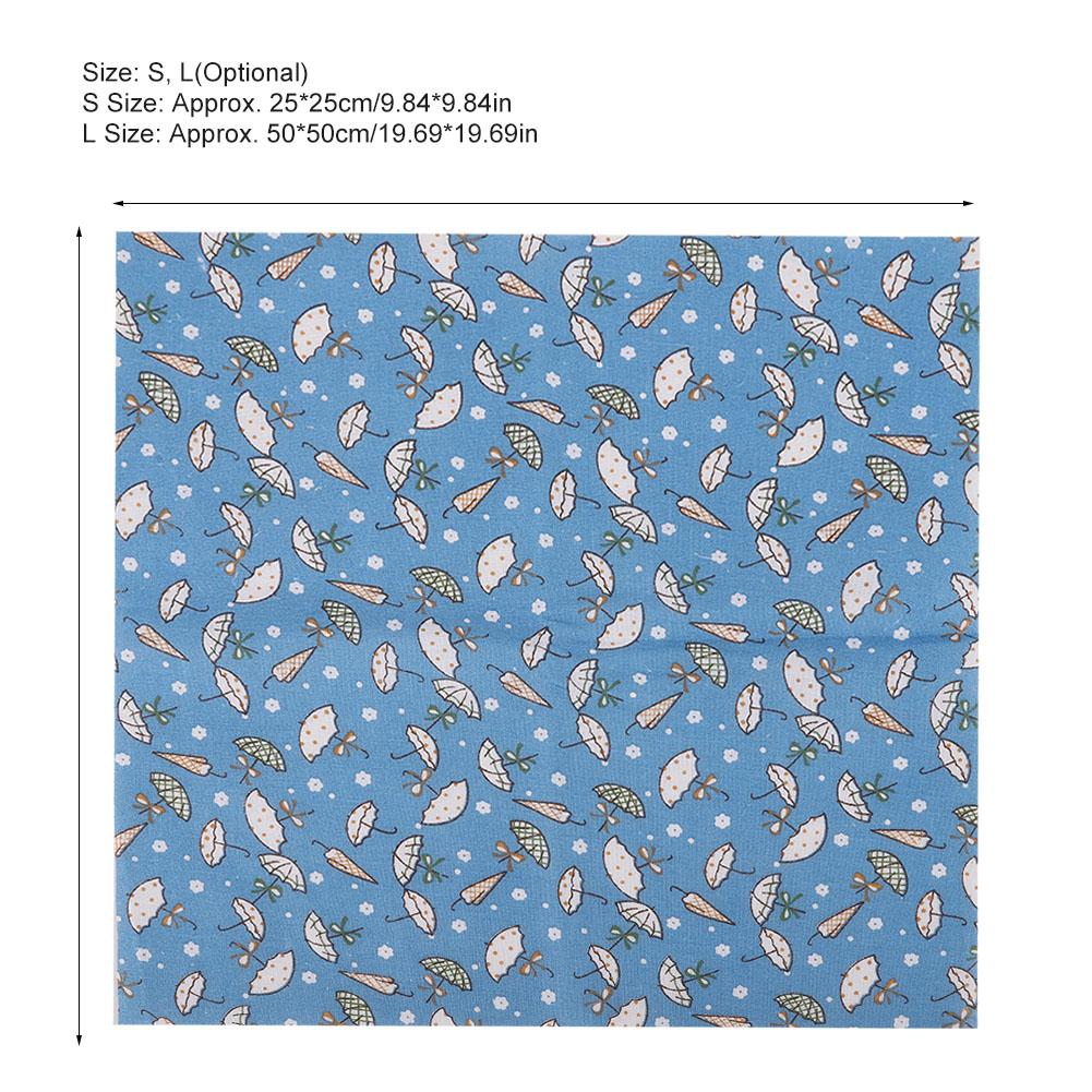 7 шт. Синие цветы хлопчатобумажная ткань квадраты стеганые швейные предварительно вырезанные листы для рукоделия пэчворк(S)