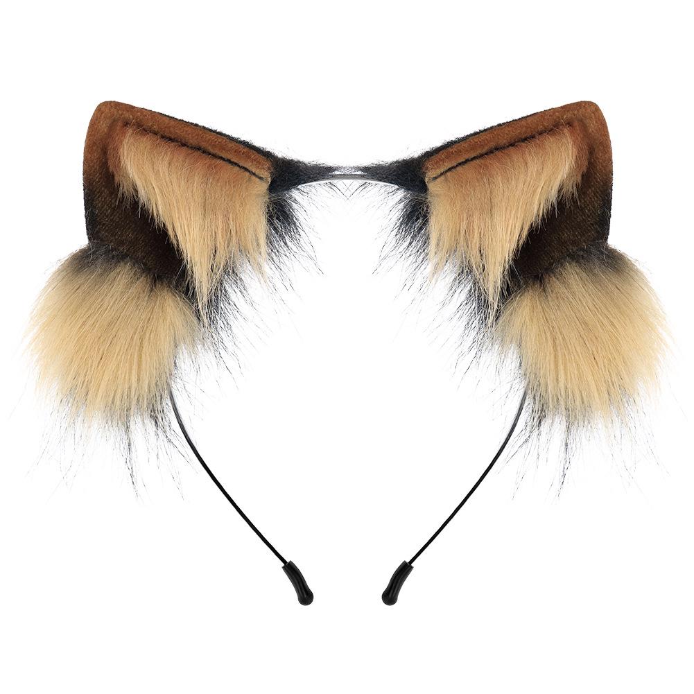 Handmade Realistic Plush Cat & Fox Ears Headband - Cute Lolita Cosplay Hair Accessories