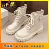 British Style Thick-soled Thin Short Boots Martin Boots Women's 2025 Autumn and Winter New Internet Celebrity Versatile Single Boots Children