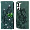 Блестящий Глиттерный Кошелек Кожаный Чехол Для Samsung Galaxy S26 Ultra S25 S24 FE S23 S22 Plus A15 A16 A26 A36 A56 A34 A54 A55 A37 A57