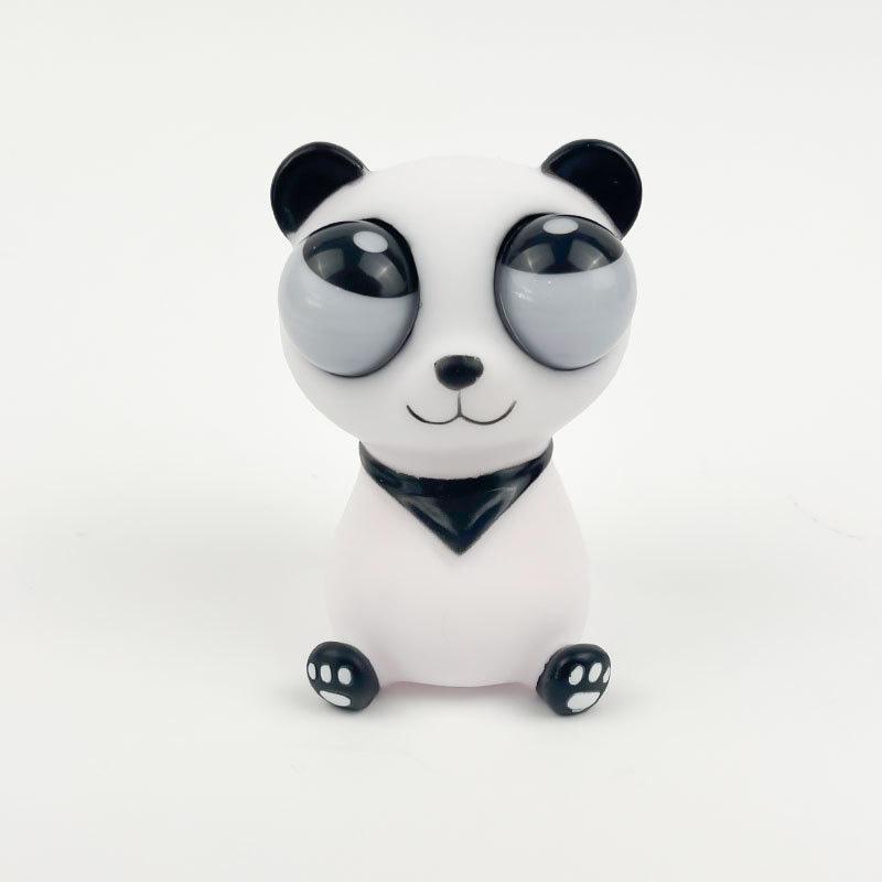 Cute Eye Popping Panda Squishy Fidget Toys Animals Stress Relief Balls Decompression Sensory Squeeze For Adult Kids Holiday Gift