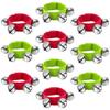 JANLOFO Handbells 10 Pieces Wrist Bells Christmas Bells Musical Instruments Percussion Christmas